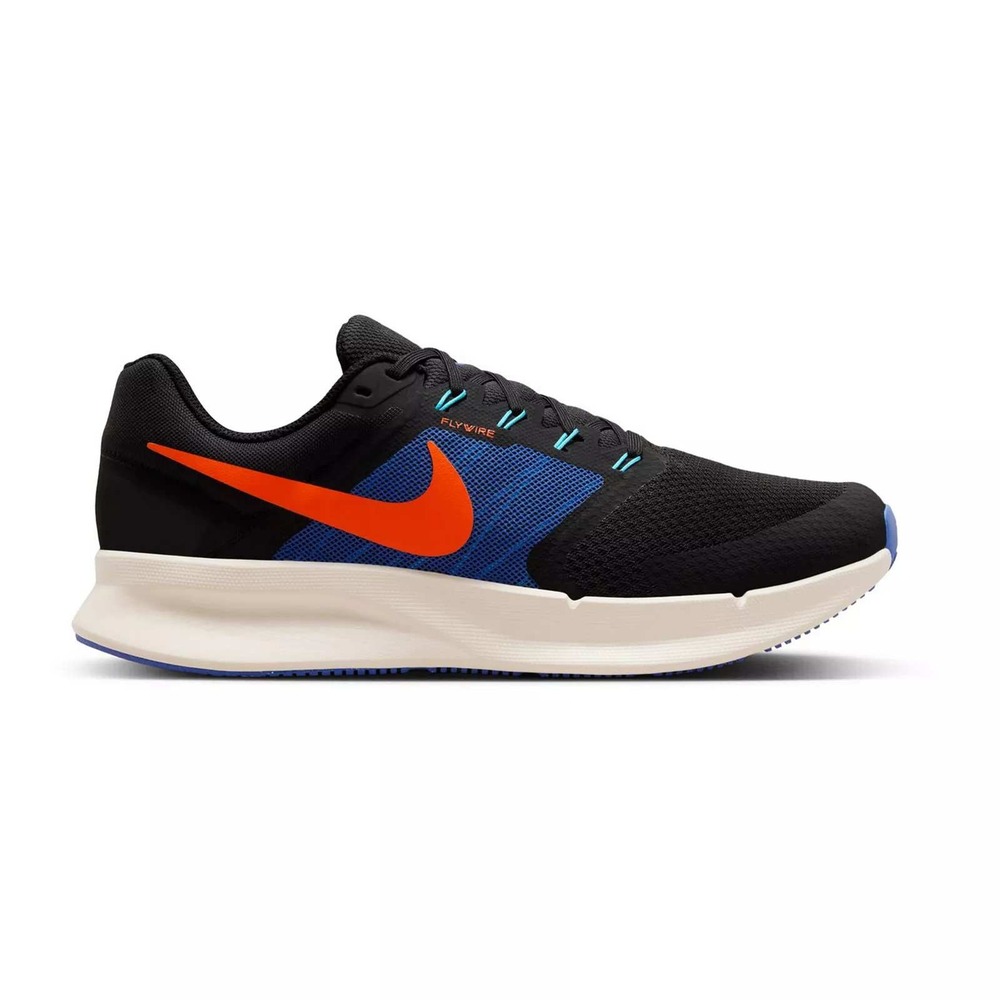 Nike Size 10 Black Blue Orange Run Swift 3 Running Shoes Athletic